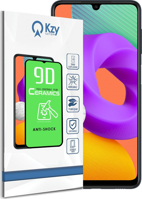 Samsung Galaxy M22 Tam Kaplayan Seramik Nano Esnek Ekran Koruyucu Cam