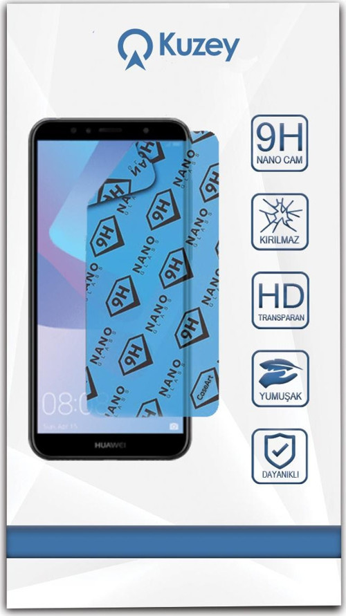 Huawei Y6 2018 Nano Ekran Koruyucu Kırılmaz Esnek Cam