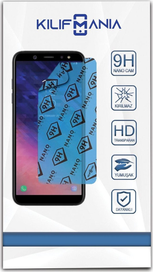 Samsung Galaxy A6 2018 Nano Ekran Koruyucu Kırılmaz Esnek Cam