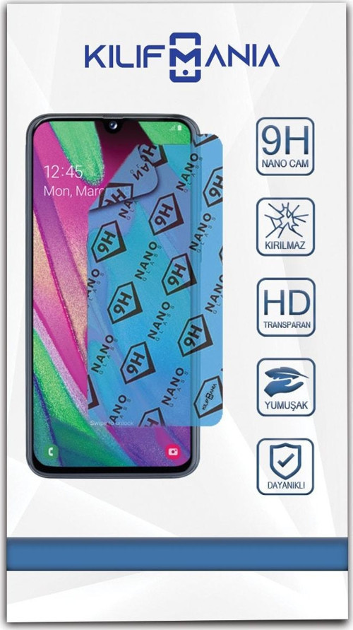 Samsung Galaxy A40 Nano Ekran Koruyucu Kırılmaz Esnek Cam