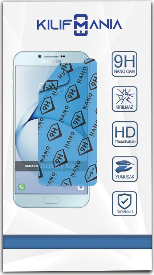 Samsung Galaxy A8 2016 Nano Ekran Koruyucu Kırılmaz Esnek Cam