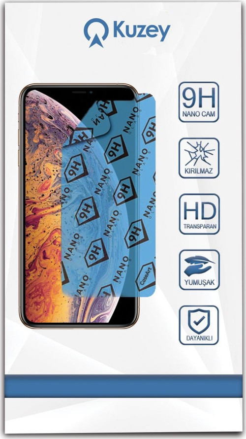 Apple iPhone XS Max Nano Ekran Koruyucu Kırılmaz Esnek Cam