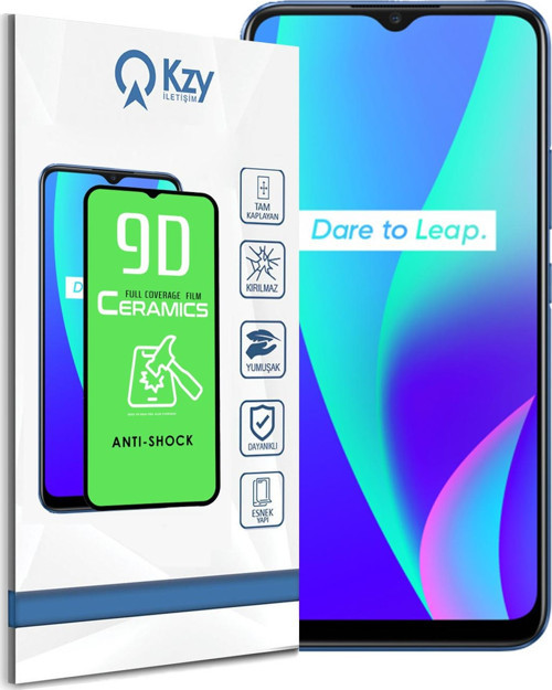 Realme C15 Tam Kaplayan Seramik Nano Esnek Ekran Koruyucu Cam