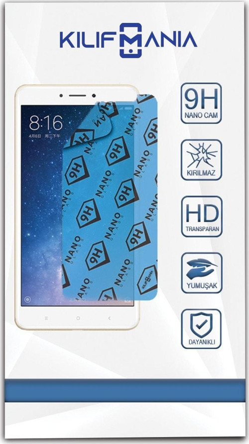 Xiaomi Mi Max 2 Uyumlu Nano Ekran Koruyucu Kırılmaz Esnek Cam