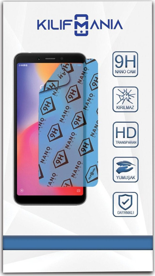 Xiaomi Redmi 6 Nano Ekran Koruyucu Kırılmaz Esnek Cam
