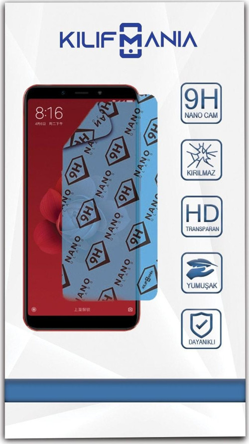 Xiaomi M6x Nano Ekran Koruyucu Kırılmaz Esnek Cam