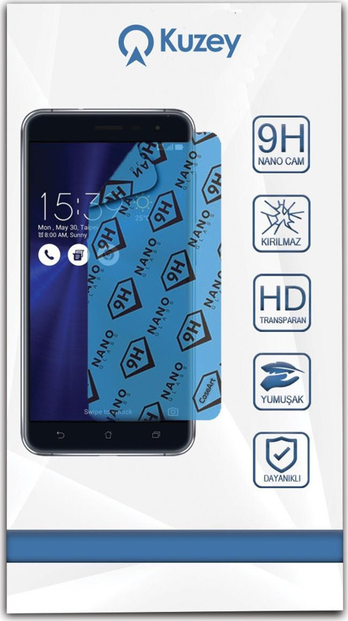 Asus Zenfone 3 Nano Ekran Koruyucu Kırılmaz Esnek Cam