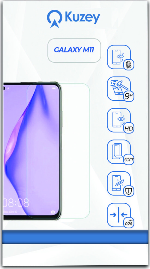 Samsung M11 Temperli Ekran Koruyucu Kırılmaz Cam