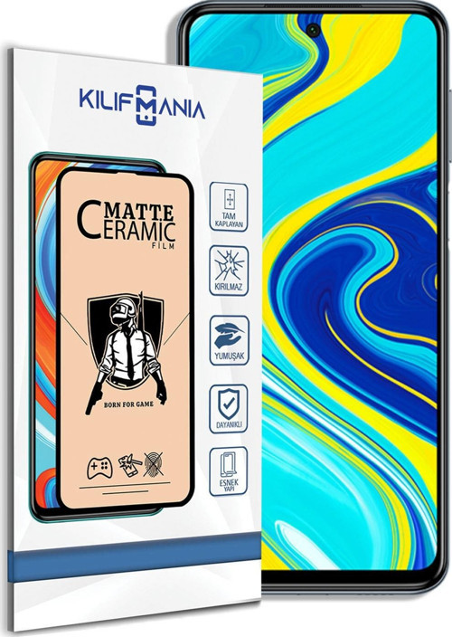 Xiaomi Redmi Note 9s Tam Kaplayan Mat Seramik Nano Esnek Ekran Koruyucu