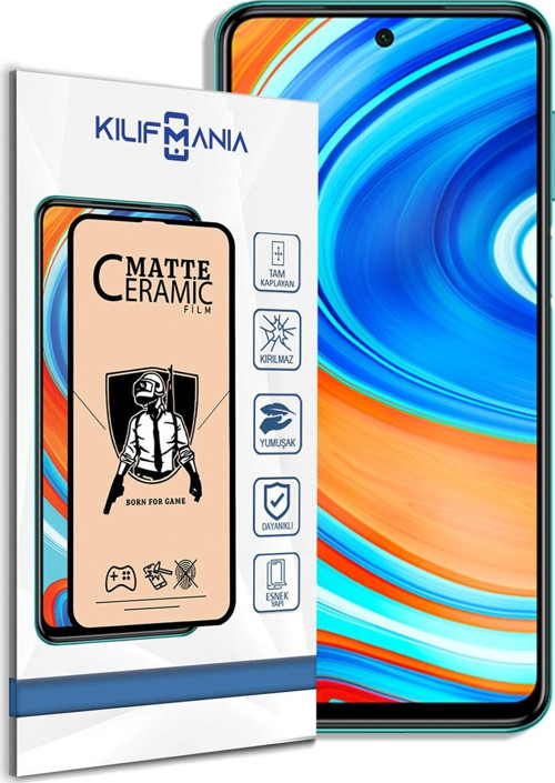 Xiaomi Redmi Note 9 Pro Tam Kaplayan Mat Seramik Nano Esnek Ekran Koruyucu