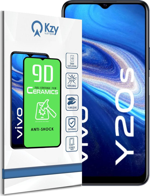 Vivo Y20S Tam Kaplayan Seramik Nano Esnek Ekran Koruyucu Cam