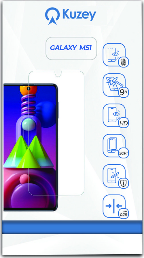 Samsung M51 Temperli Ekran Koruyucu Kırılmaz Cam