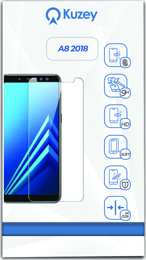 Samsung A8 2018 Temperli Ekran Koruyucu Kırılmaz Cam