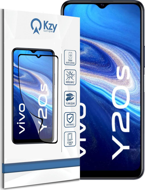 Vivo Y20S Tam Kaplayan Fiber Nano Ekran Koruyucu Cam