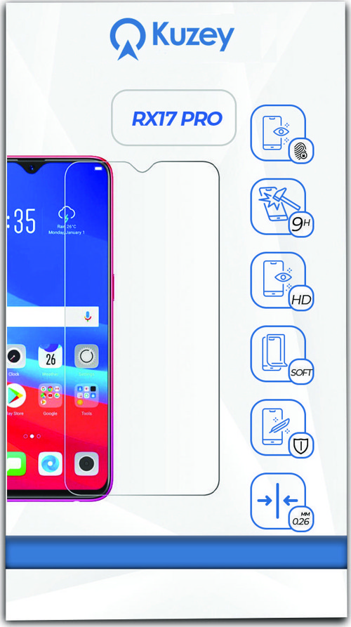 Oppo RX17 Pro Temperli Ekran Koruyucu Kırılmaz Cam