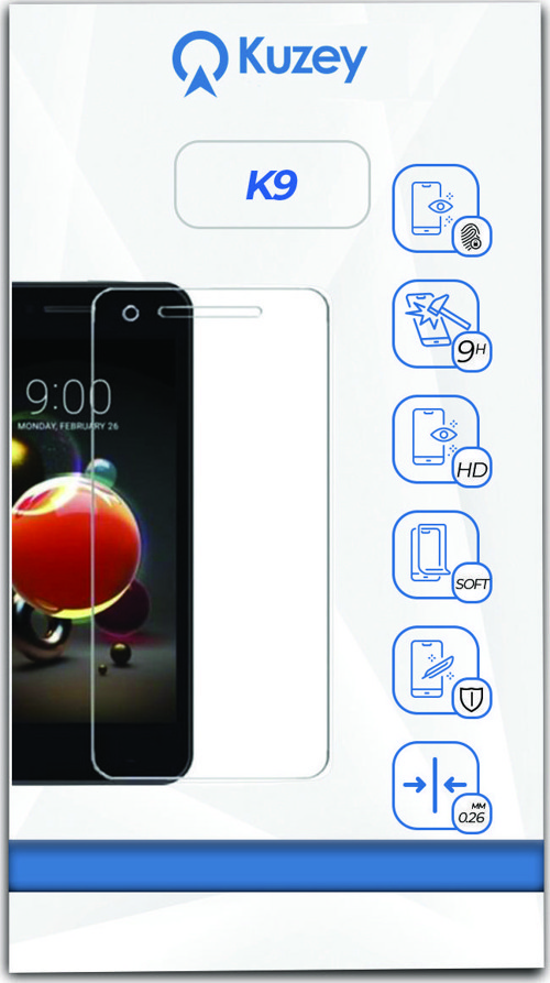 LG K9 Temperli Ekran Koruyucu Kırılmaz Cam