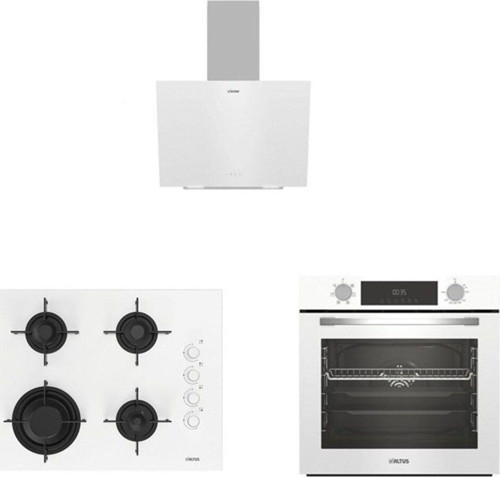 Ala 322 W Fırın 189 Dw Ocak 570 W Davlumbaz Beyaz Ankastre Set
