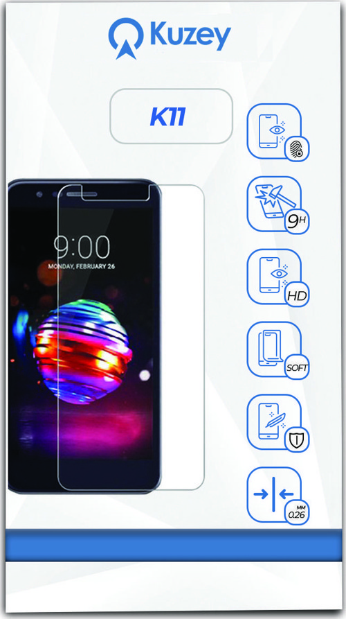 LG K11 Temperli Ekran Koruyucu Kırılmaz Cam