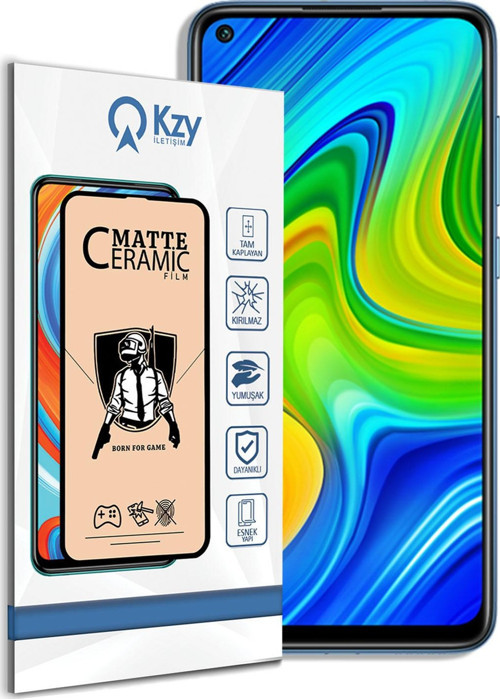 Xiaomi Redmi Note 9 Tam Kaplayan Mat Seramik Nano Esnek Ekran Koruyucu