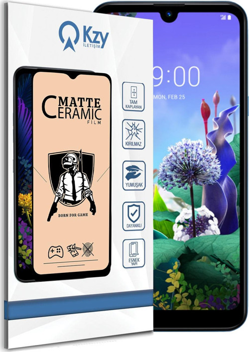 LG Q60 Tam Kaplayan Mat Seramik Nano Esnek Ekran Koruyucu Cam