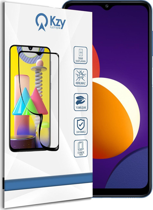 Samsung Galaxy M12 Tam Kaplayan Fiber Nano Ekran Koruyucu Cam