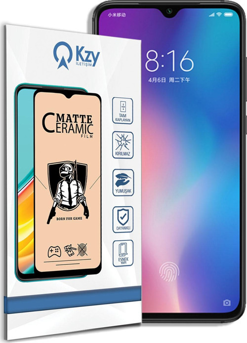 Xiaomi Mi 9 Tam Kaplayan Mat Seramik Nano Esnek Ekran Koruyucu