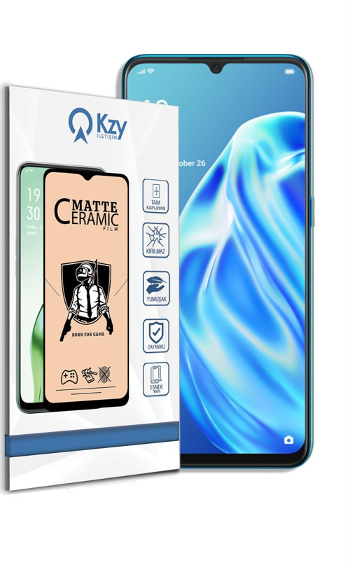 Oppo A91 Tam Kaplayan Mat Seramik Nano Esnek Ekran Koruyucu