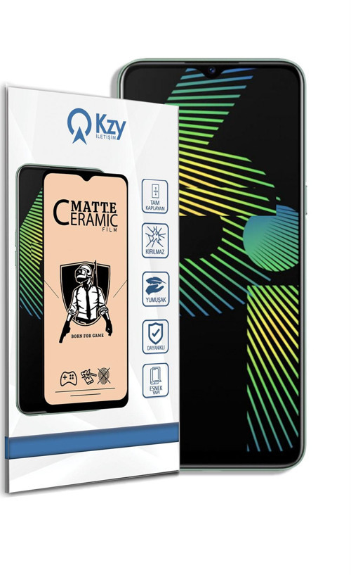 Realme 6i Tam Kaplayan Mat Seramik Nano Esnek Ekran Koruyucu