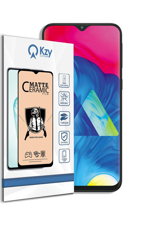 Samsung Galaxy M10 Tam Kaplayan Mat Seramik Nano Esnek Ekran Koruyucu