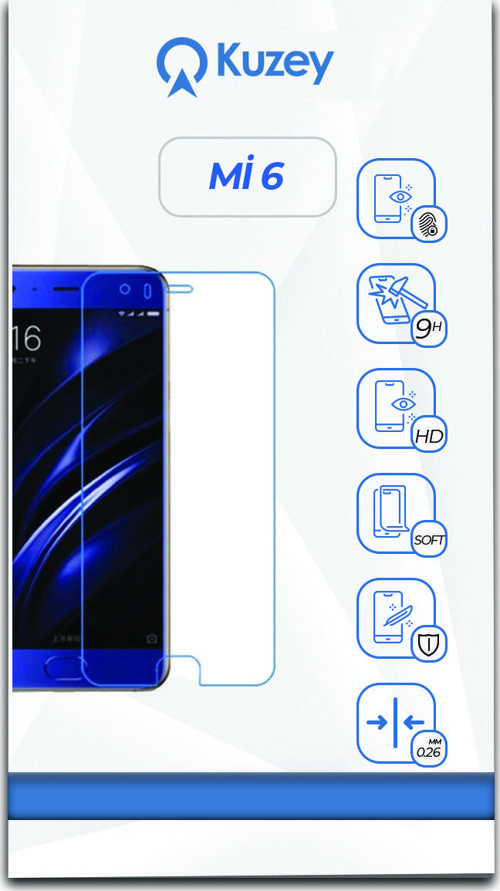 Xiaomi Mi 6 Temperli Ekran Koruyucu Kırılmaz Cam