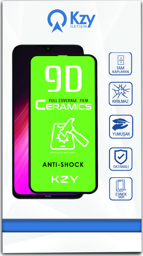 Xiaomi Redmi Note 8 Tam Kaplayan Seramik Nano Esnek Ekran Koruyucu