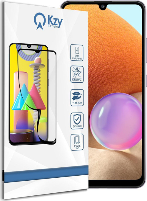 Samsung Galaxy A32 Tam Kaplayan Fiber Nano Ekran Koruyucu Cam