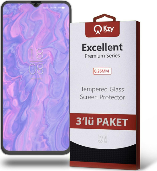 Reeder S19 Max Temperli Ekran Koruyucu Kırılmaz Cam Ekonomik 3'lü Paket