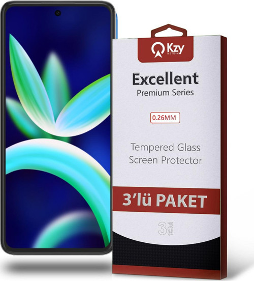 Omix X600 Temperli Ekran Koruyucu Kırılmaz Cam Ekonomik 3'lü Paket