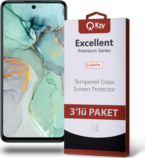 General Mobile GM22 Plus Temperli Ekran Koruyucu Kırılmaz Cam Ekonomik 3'lü Paket