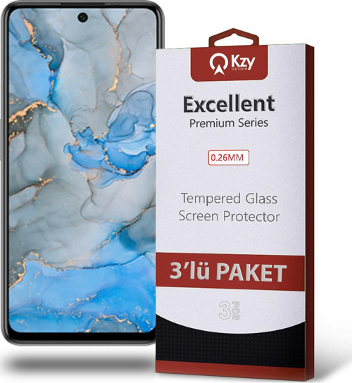 General Mobile GM22 Pro Temperli Ekran Koruyucu Kırılmaz Cam Ekonomik 3'lü Paket