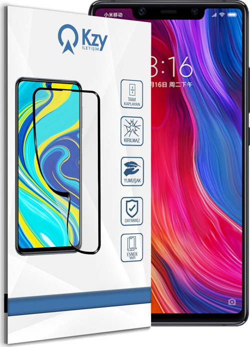 Xiaomi Mi 8 SE Tam Kaplayan Fibernano Ekran Koruyucu Esnek Cam