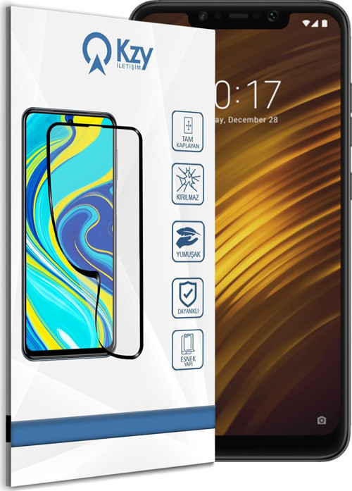 Xiaomi Pocophone F1 Tam Kaplayan Fibernano Ekran Koruyucu Esnek Cam