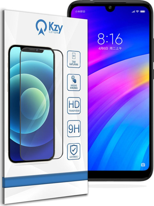 Xiaomi Redmi 7 Tam Kaplayan Temperli Ekran Koruyucu Cam