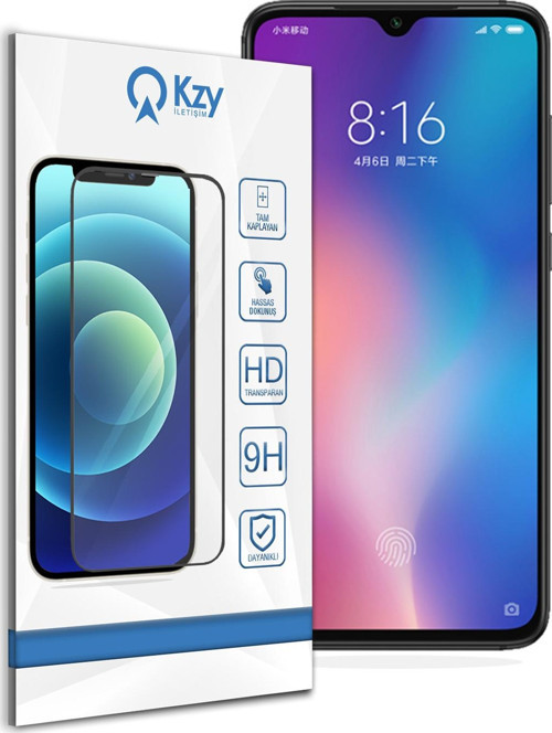Xiaomi Mi 9 Tam Kaplayan Temperli Ekran Koruyucu Cam
