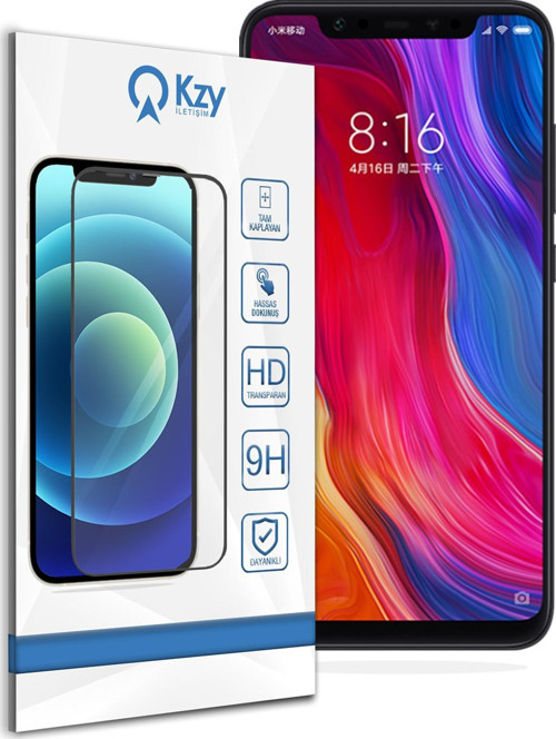 Xiaomi Mi 8 Tam Kaplayan Temperli Ekran Koruyucu Cam