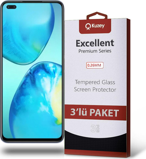 İnfinix Note 8 Temperli Ekran Koruyucu Kırılmaz Cam Ekonomik 3'lü Paket