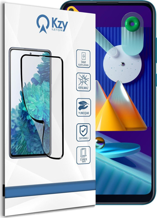 Samsung Galaxy M11 Tam Kaplayan Fibernano Ekran Koruyucu Esnek Cam