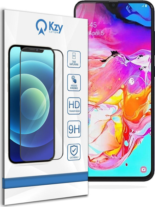 Samsung Galaxy A91 Tam Kaplayan Temperli Ekran Koruyucu Cam