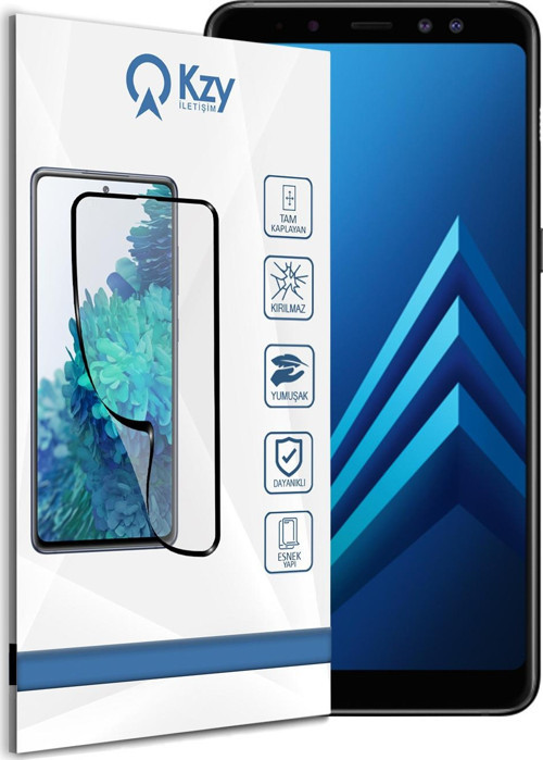 Samsung Galaxy A8 Plus 2018 Tam Kaplayan Fibernano Ekran Koruyucu Esnek Cam