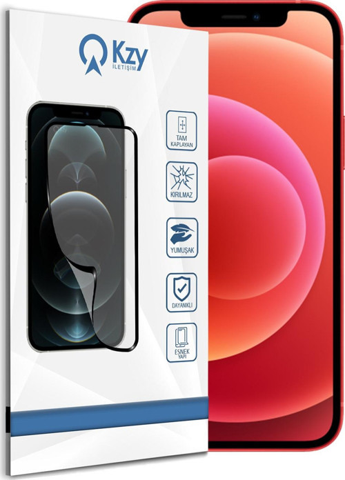 Apple iPhone 12 Mini Tam Kaplayan Fibernano Ekran Koruyucu Esnek Cam