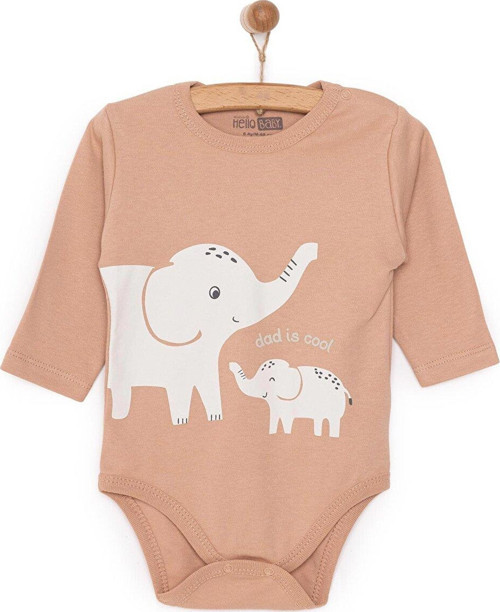 HelloBaby Erkek Uzun Kol Body Erkek Bebek