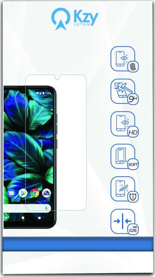 General Mobile GM20 Temperli Ekran Koruyucu Kırılmaz Cam