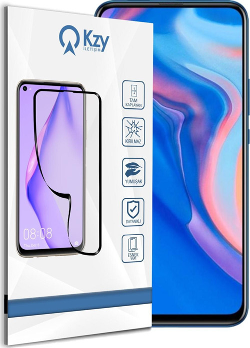 Huawei Y9 Prime 2019 Tam Kaplayan Fibernano Ekran Koruyucu Esnek Cam