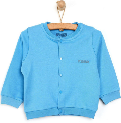 HelloBaby Basic Ribanalı Hırka Erkek Bebek
